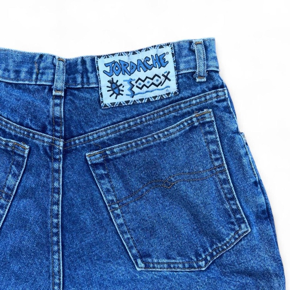 Jordache Classic Blue Denim Jordache Vintage High Rise Denim Short